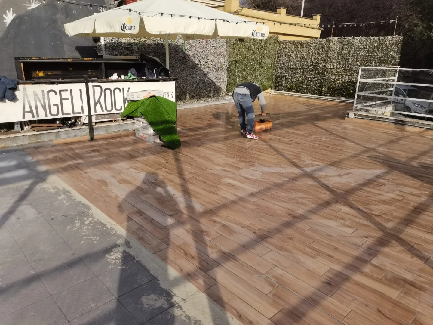 Pavimentazione esterna e terrazzo a Roma